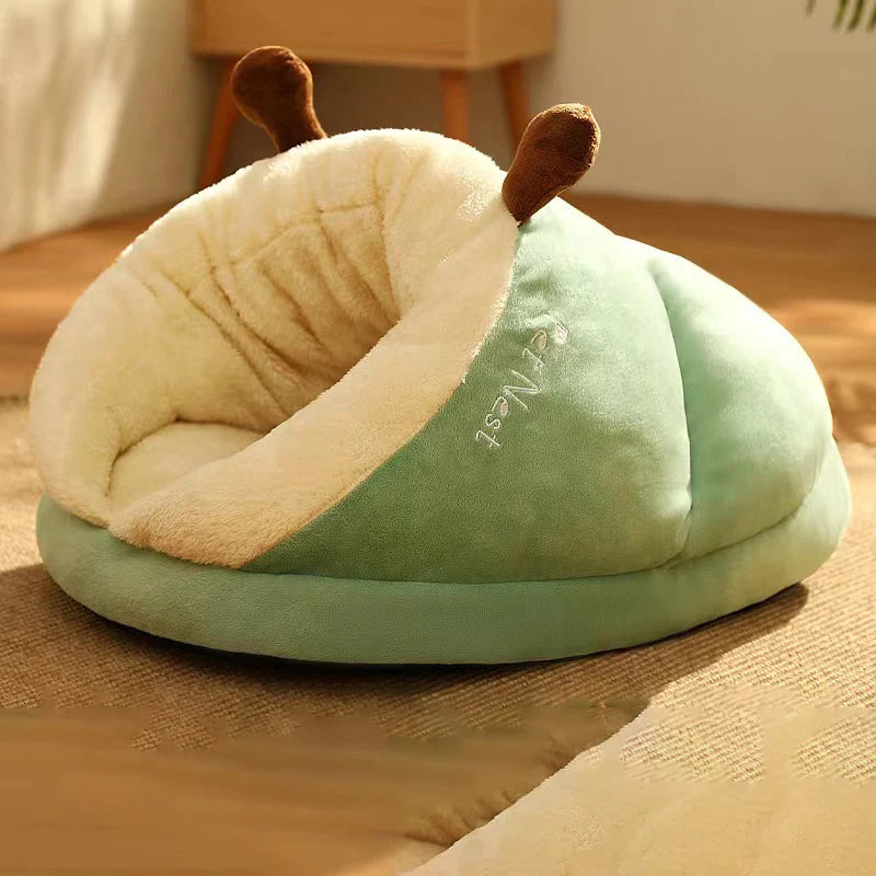 Cama Nido Refugio Pantufla / Diseño Cómodo y Seguro para tu Mascota